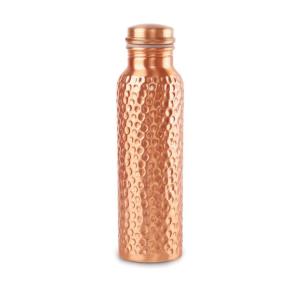 Hammered Copper Water Bottle Jointless Leak Proof